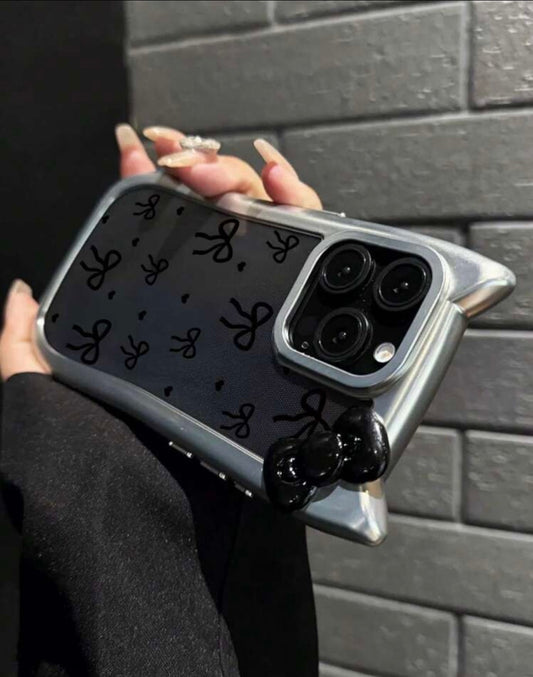 Kitty Bow & Heart 3D Case