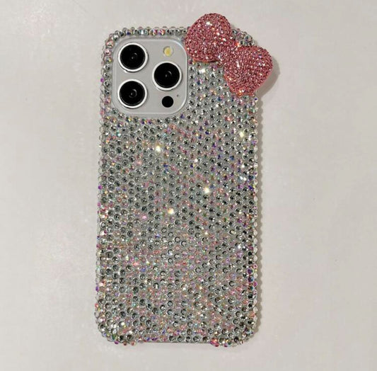 3D Bow Rhinestone Case