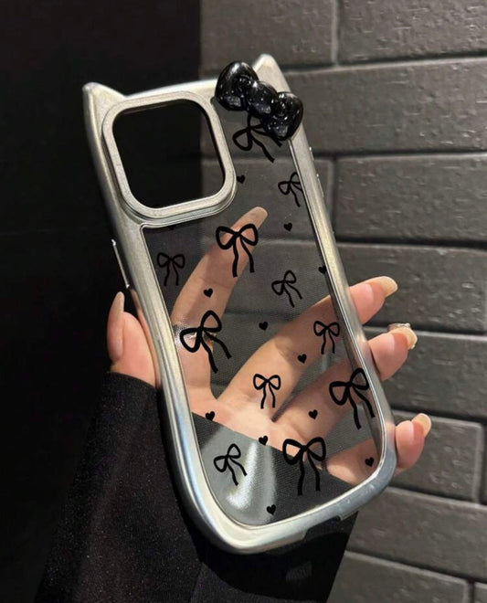 Kitty Bow & Heart 3D Case