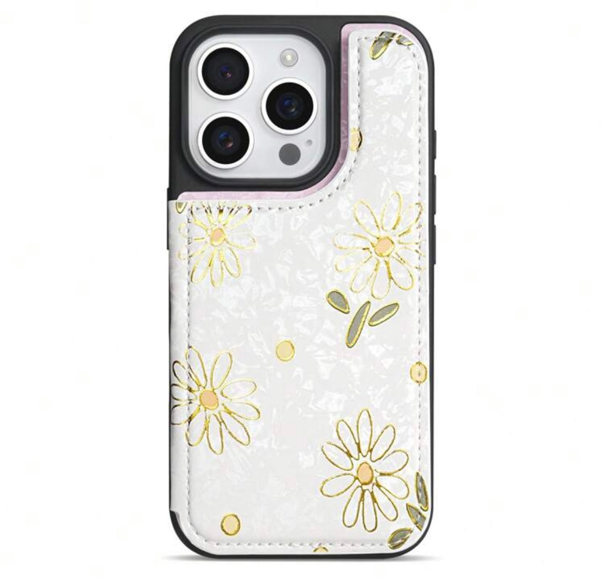 Luxe Chrysanthemum Wallet Case