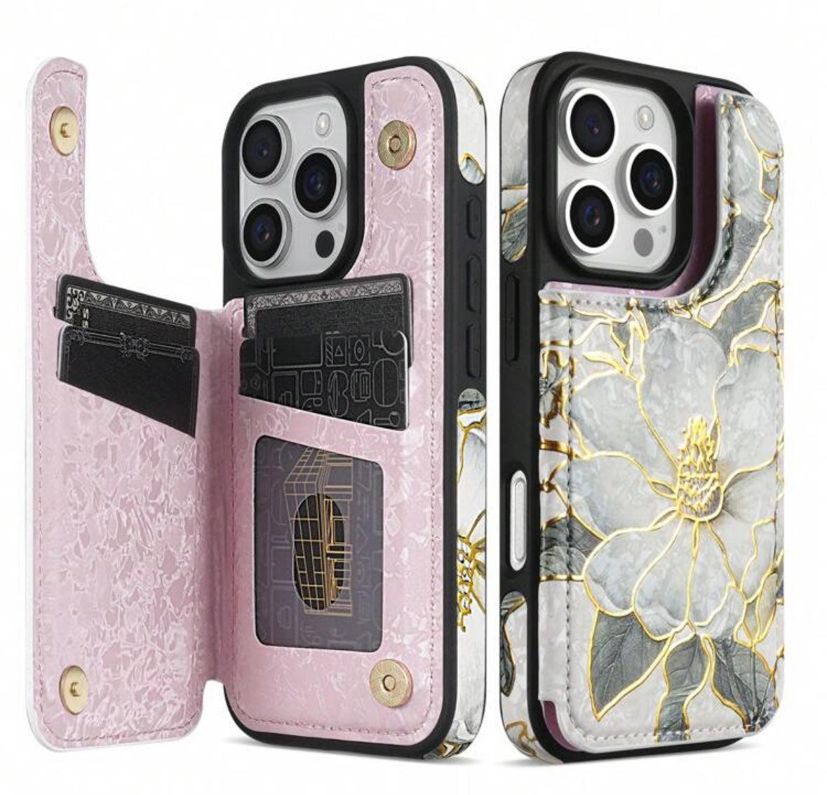 Luxe Magnolia Wallet Case