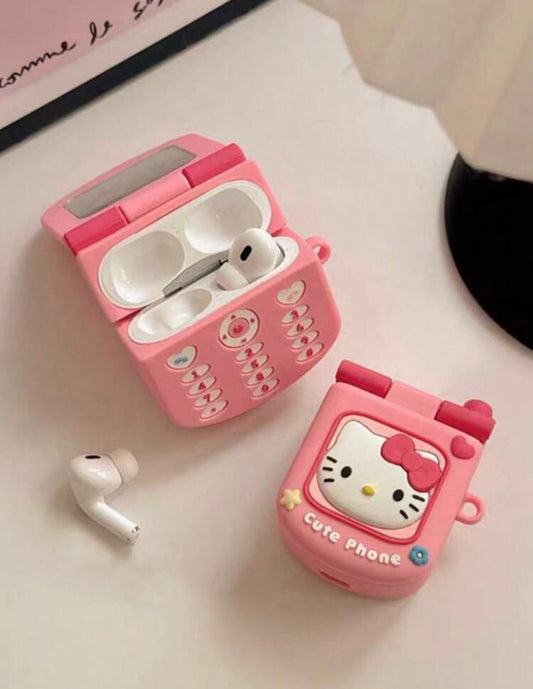Kawaii Kitty AirPods Case