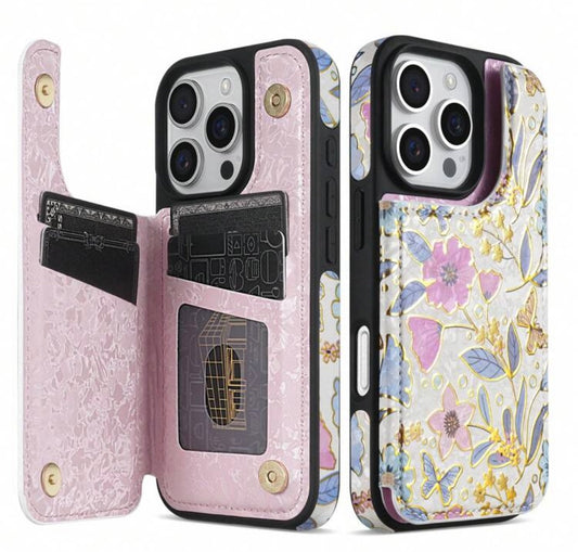 Luxe Floral Wallet Case