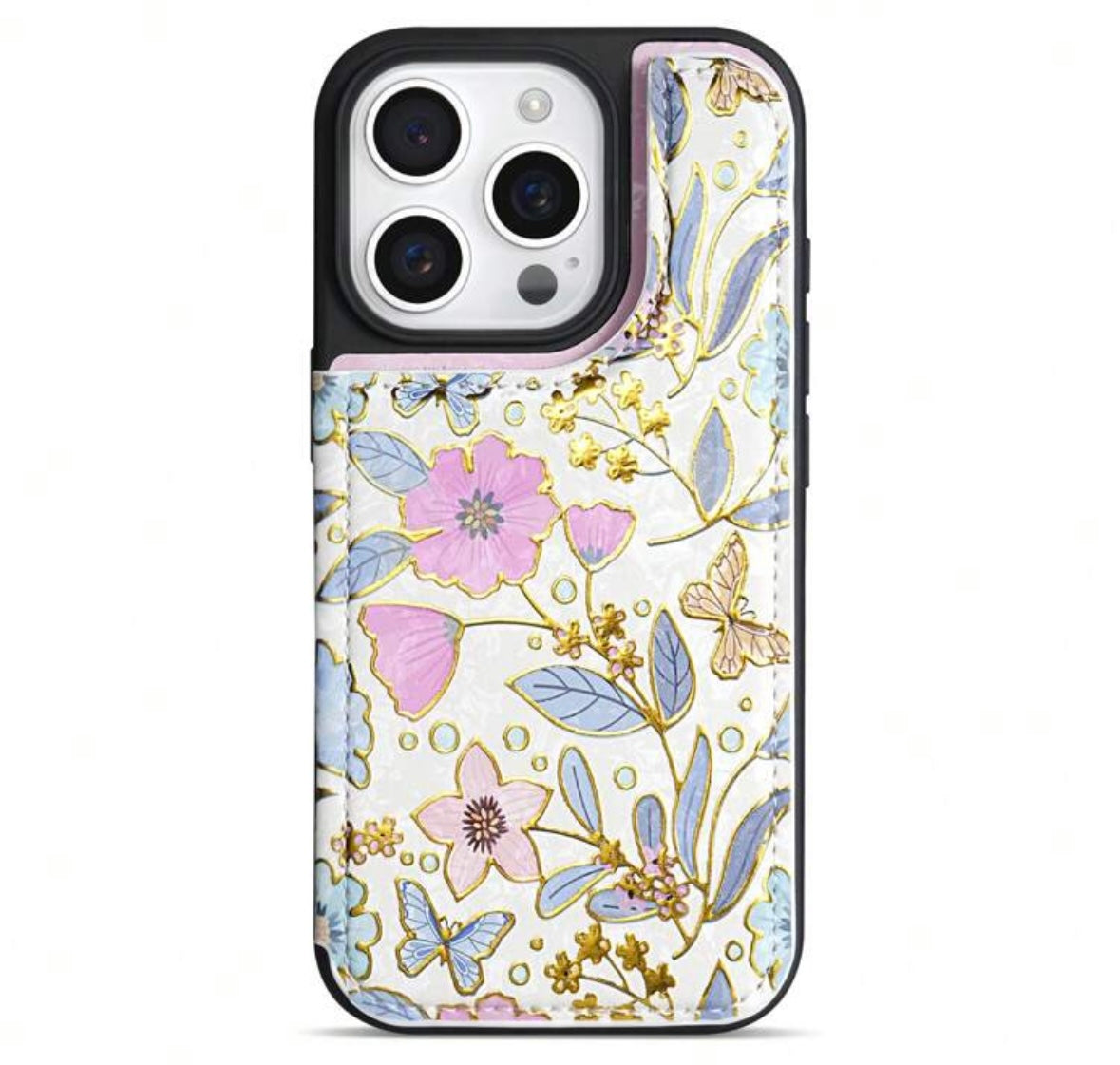 Luxe Floral Wallet Case
