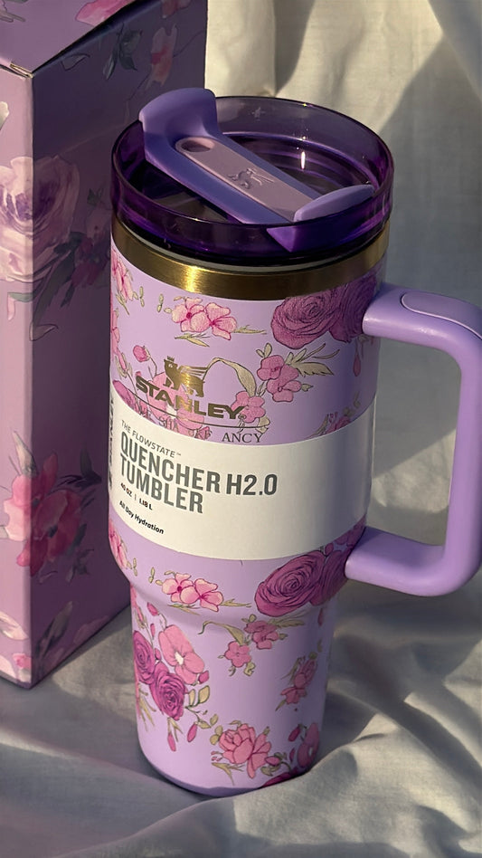 Lavender Bloom 40oz Floral Stanley Tumbler