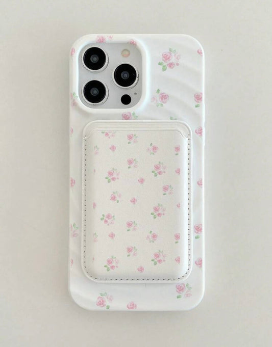 Floral Bliss 2-in-1 Magnetic Wallet Case