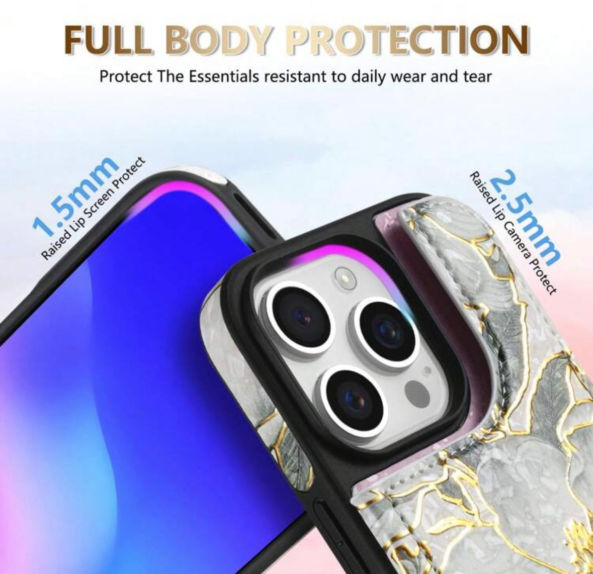 Luxe Magnolia Wallet Case