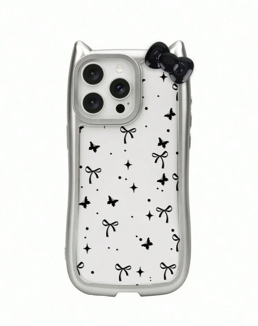 Kitty Bow & Butterfly 3D Case