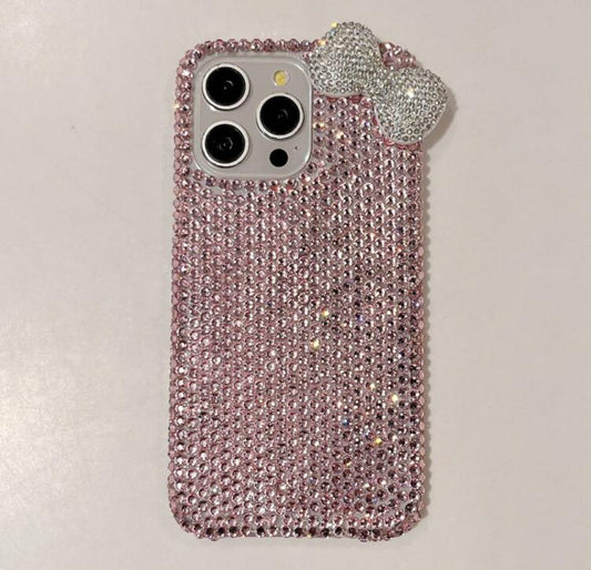 3D Bow Rhinestone Case