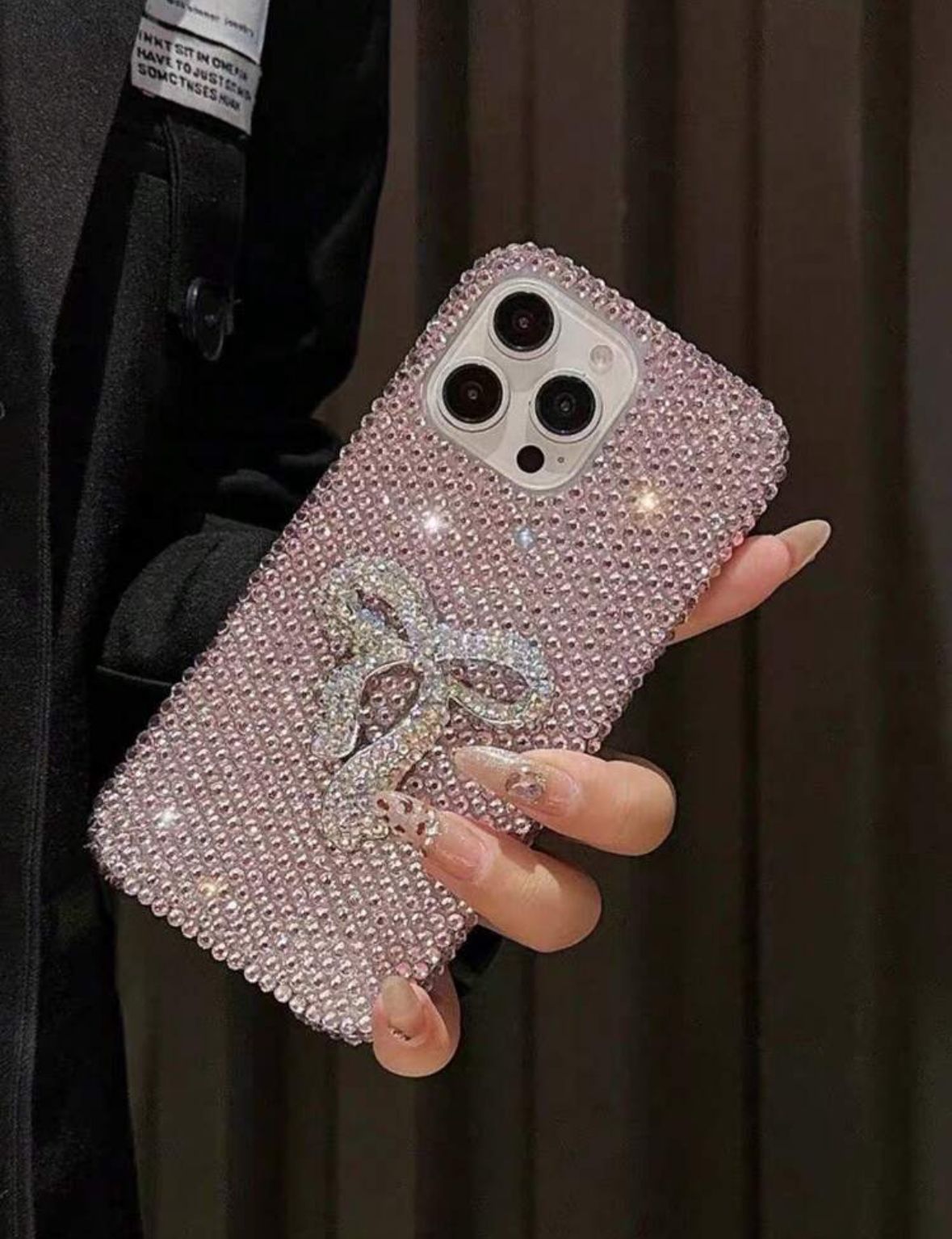 Luxury Bow Rhinestone Case