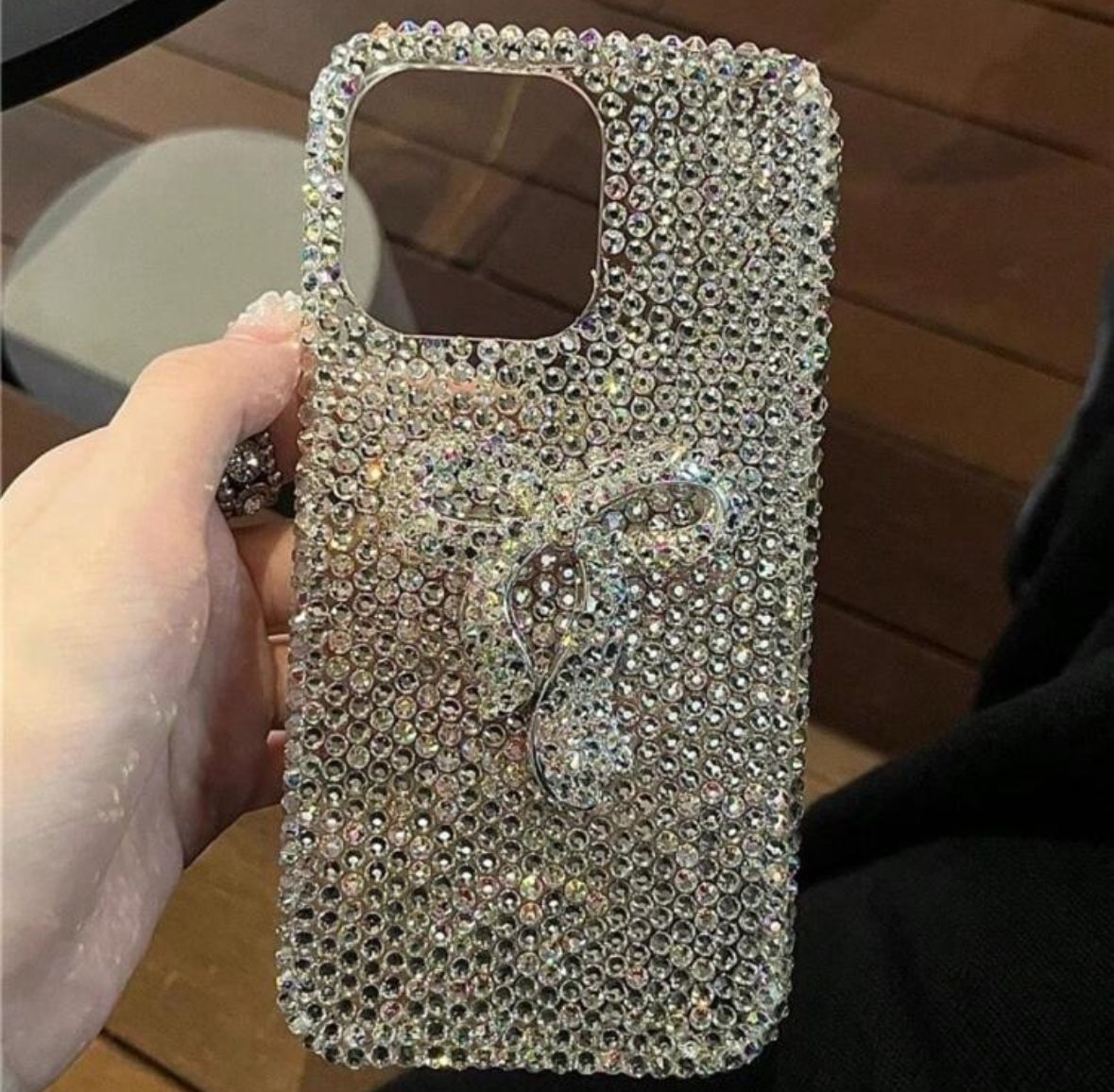 Luxury Bow Rhinestone Case