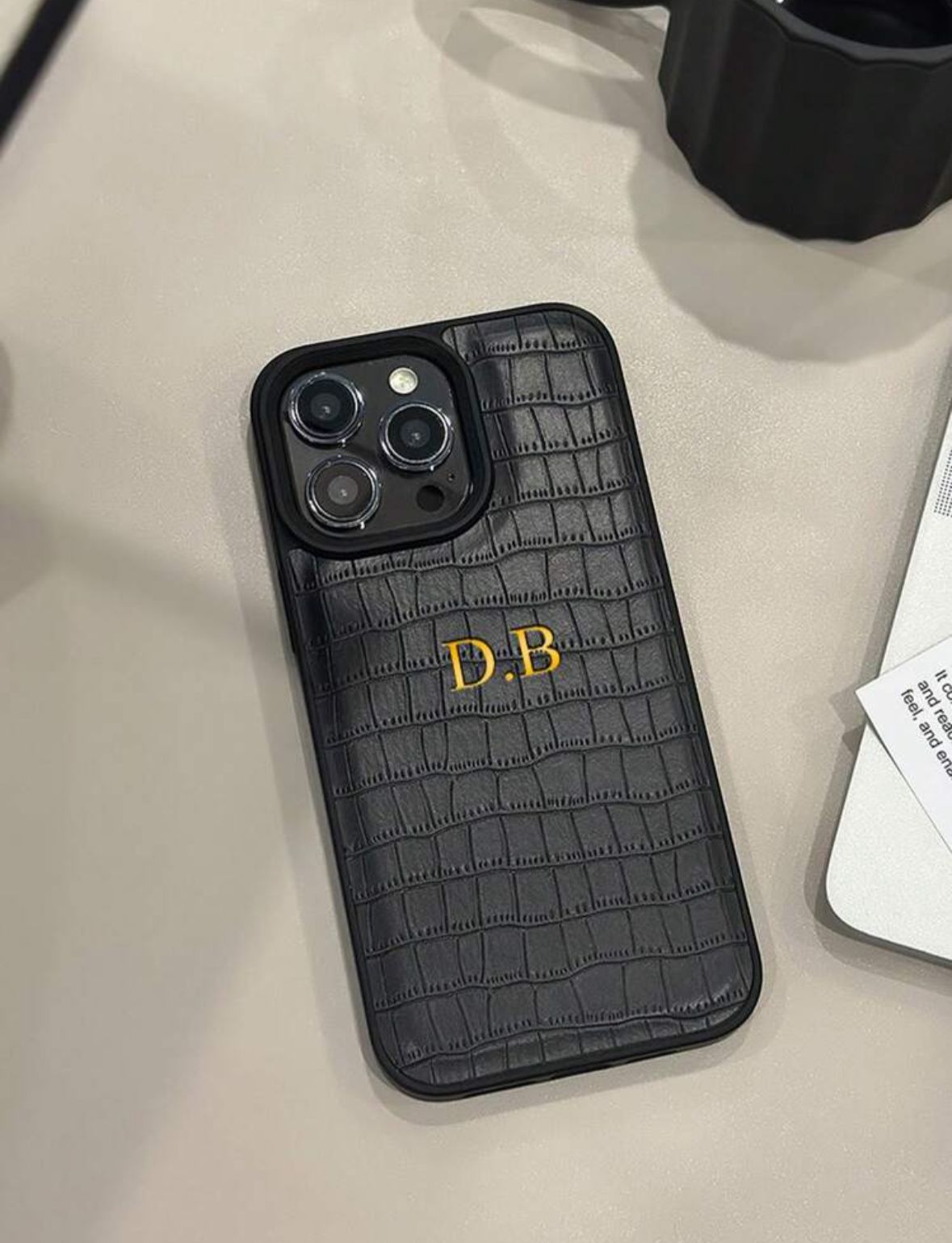 Luxe Custom Leather Case