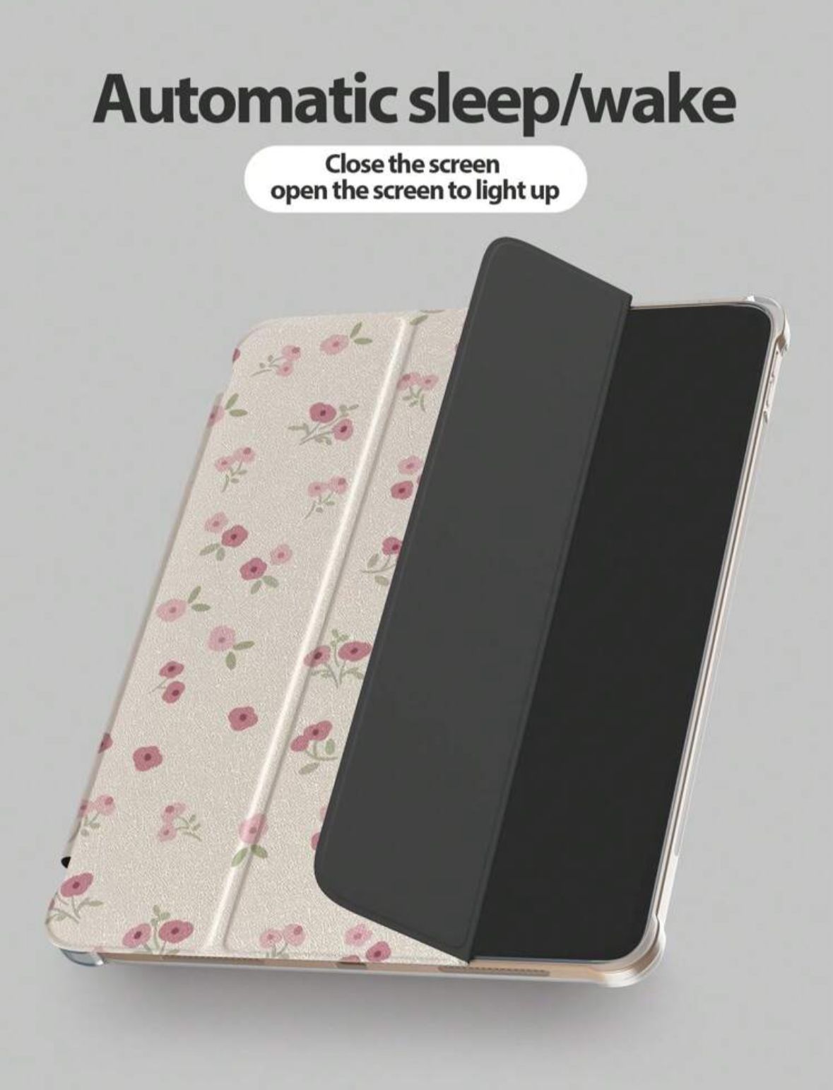 Ditsy Floral iPad Case with Pen Slot