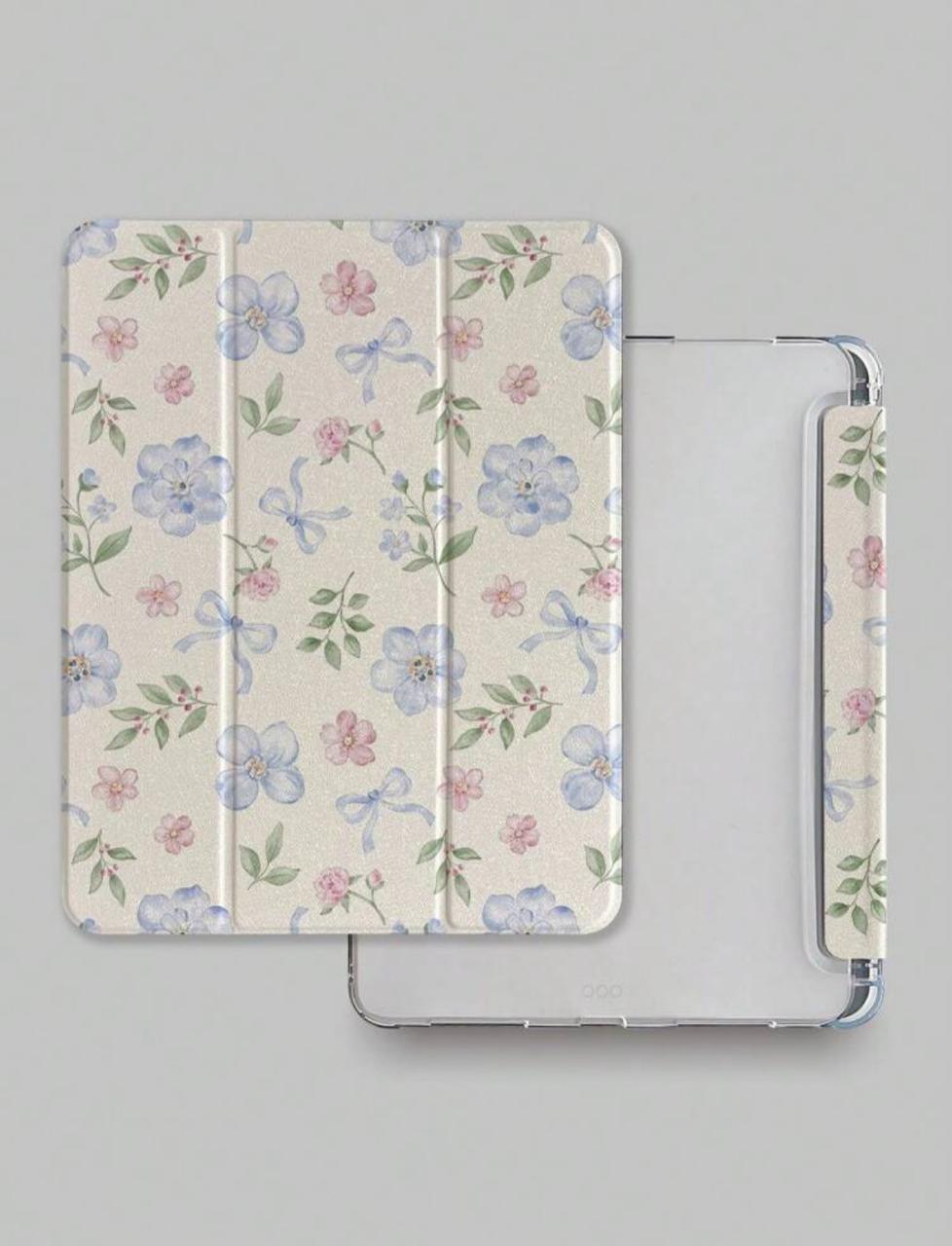 Bowknot Ditsy iPad Case with Pen Slot
