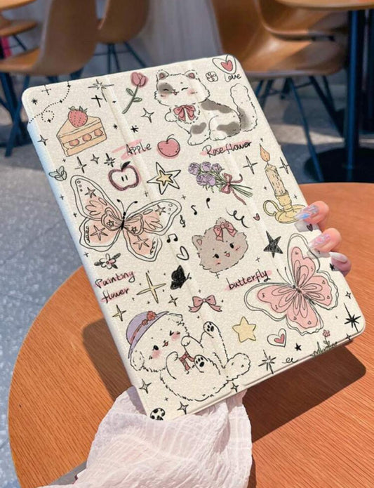 Purrfect iPad Case with Pen Slot