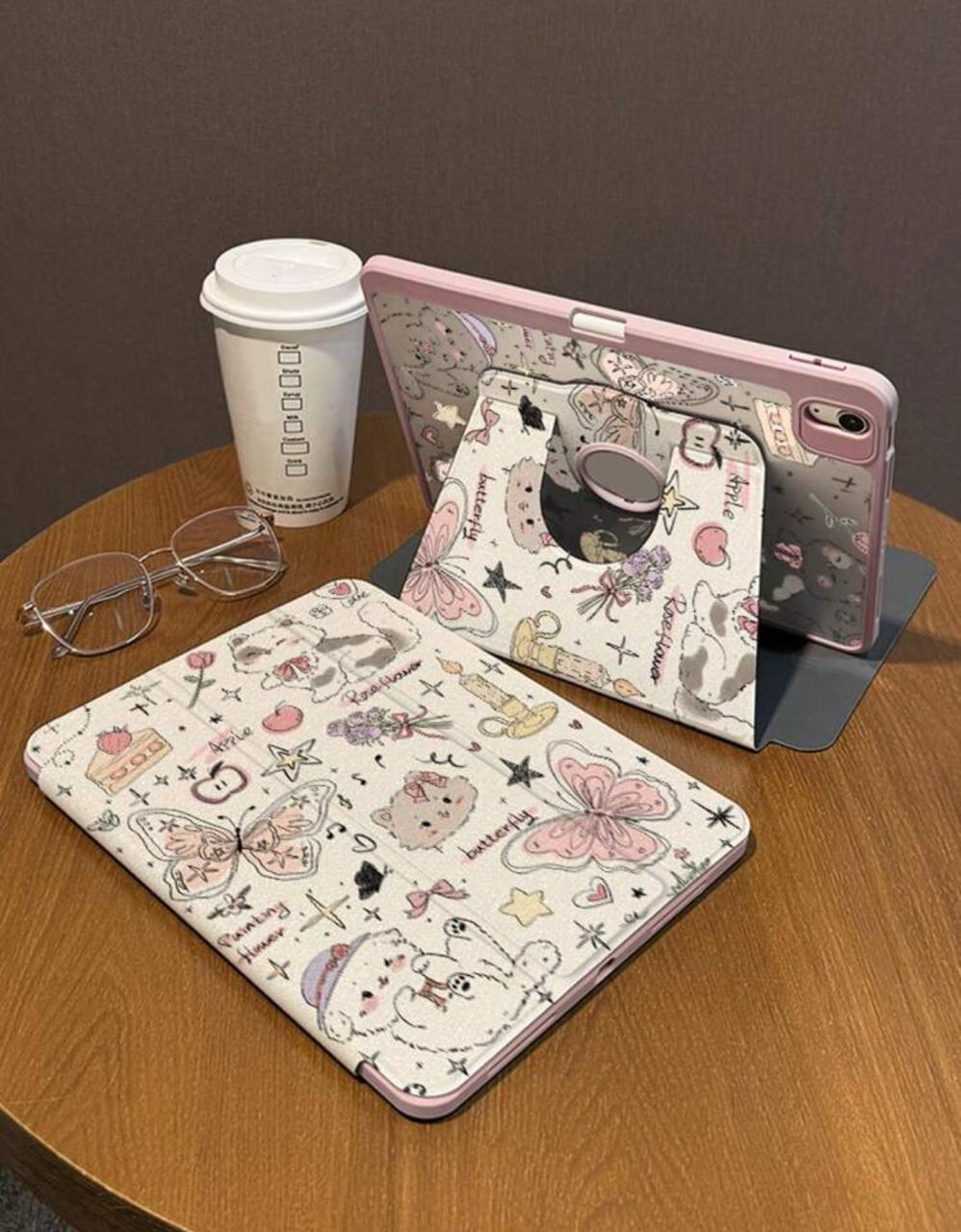 Purrfect iPad Case with Pen Slot