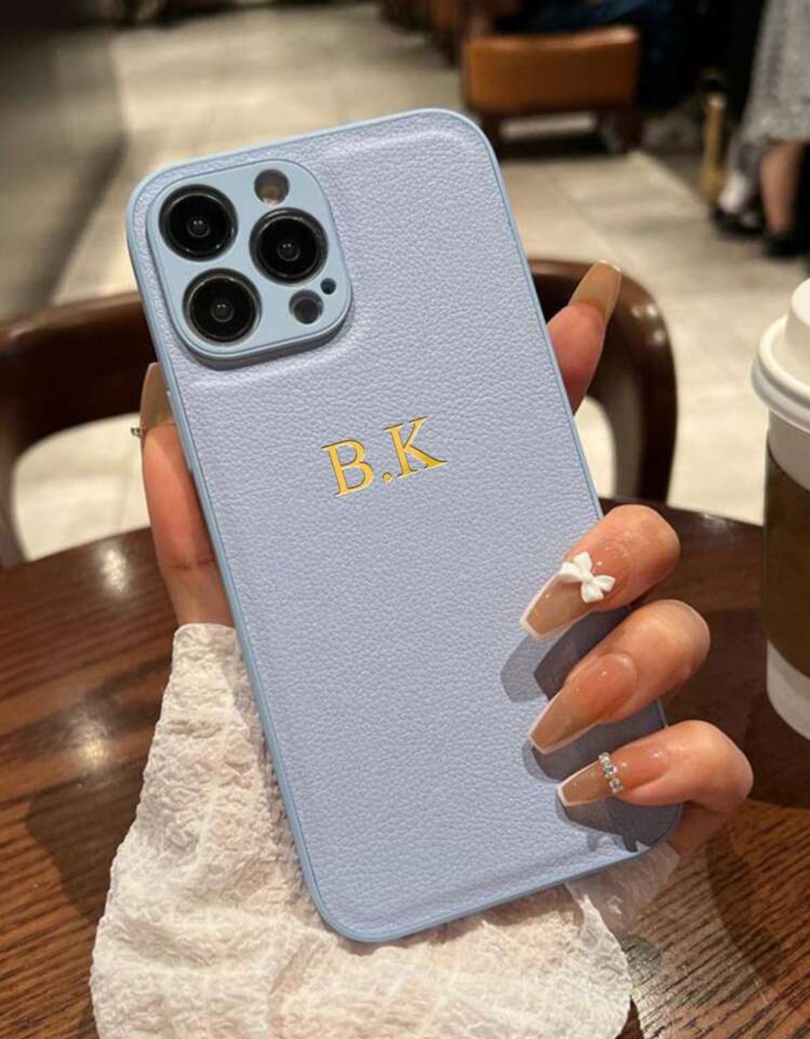 PU Leather Initials Case