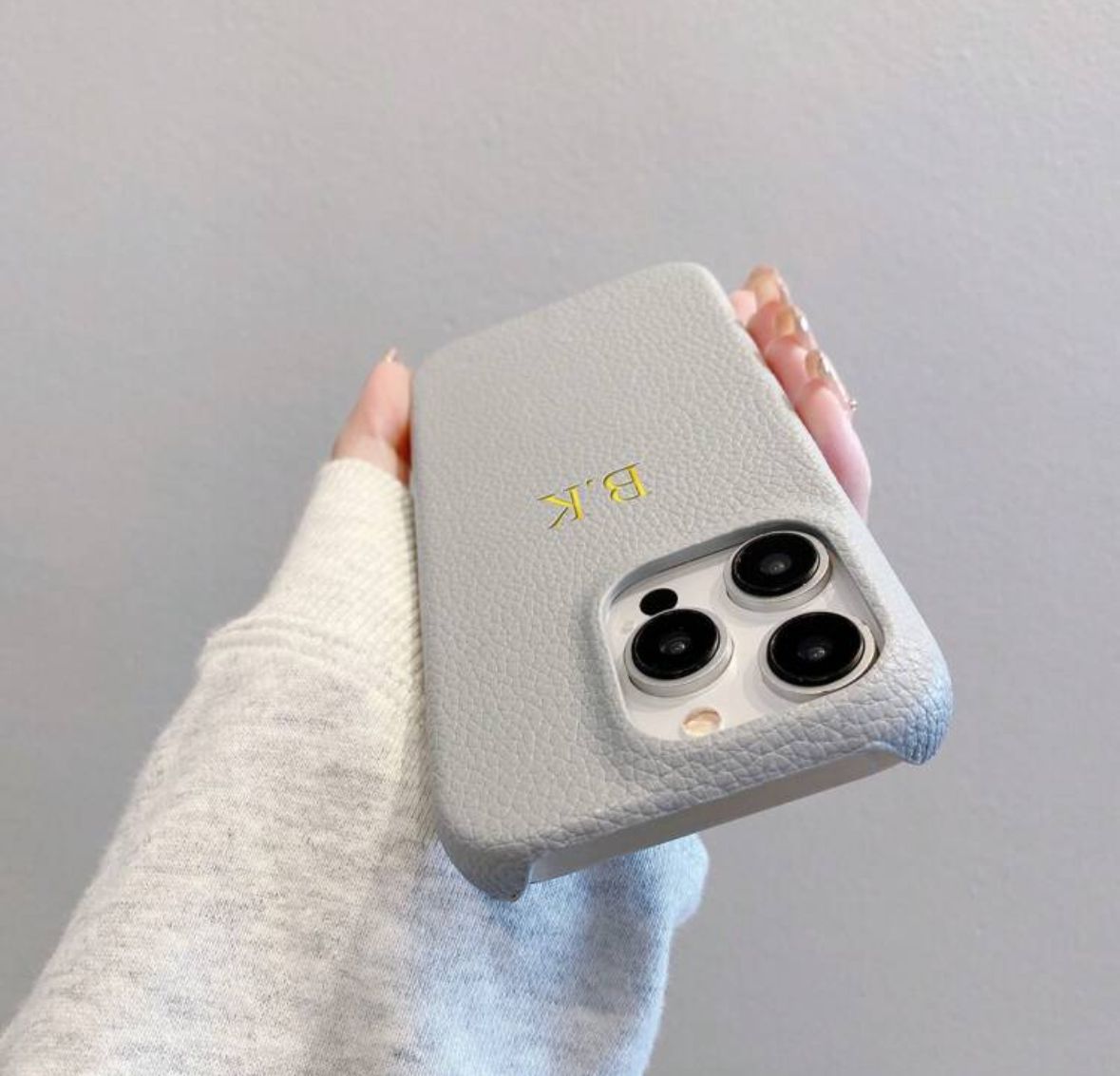 Engraved Leather Phone Case