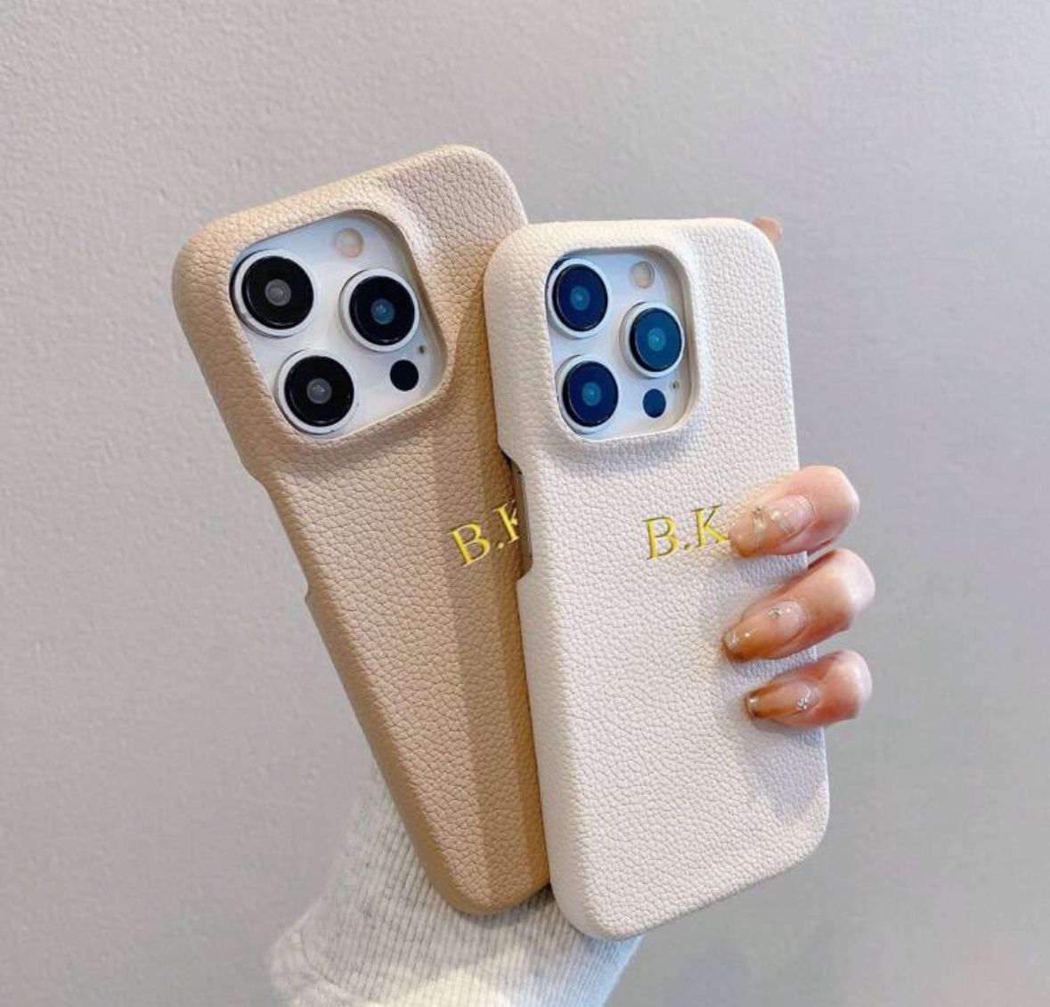 Engraved Leather Phone Case