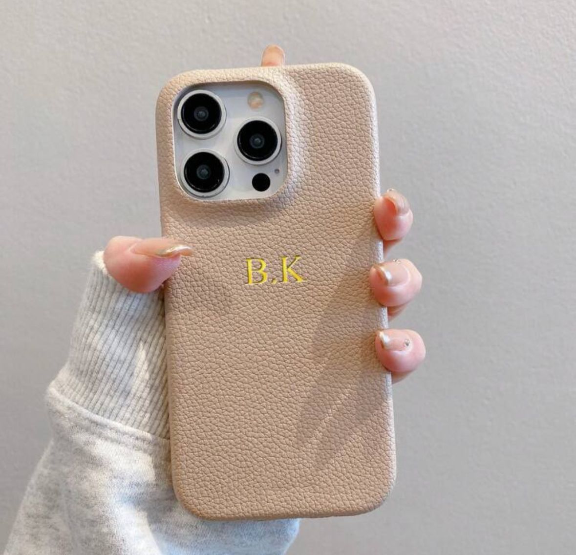 Engraved Leather Phone Case