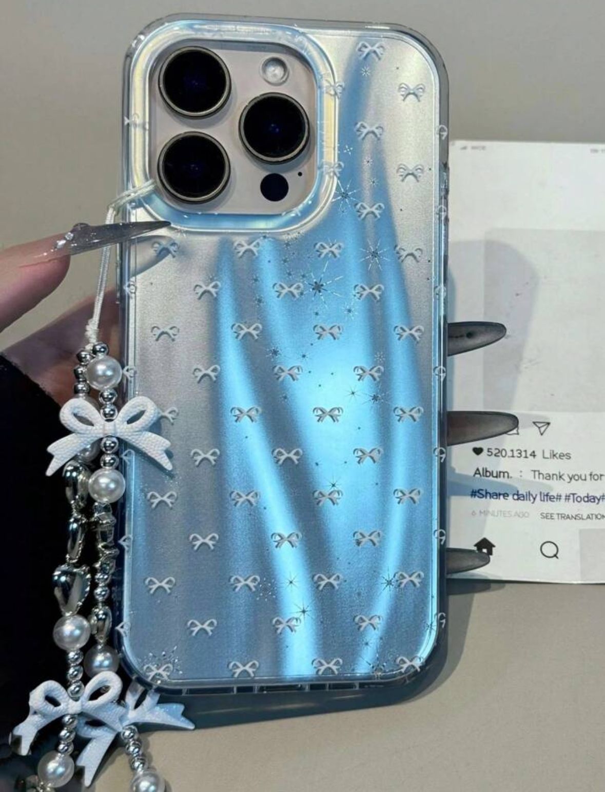 Icy Bow Laser Case with Lanyard