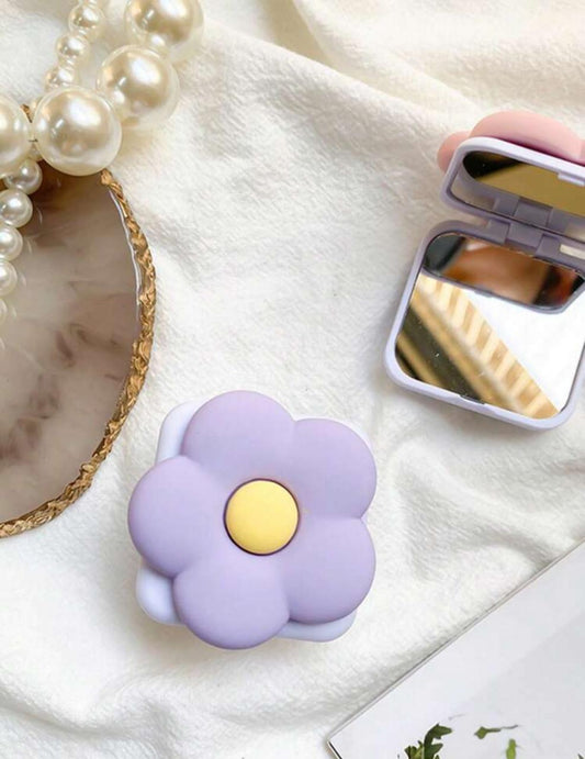 Daisy Mirror Pop Socket - Purple